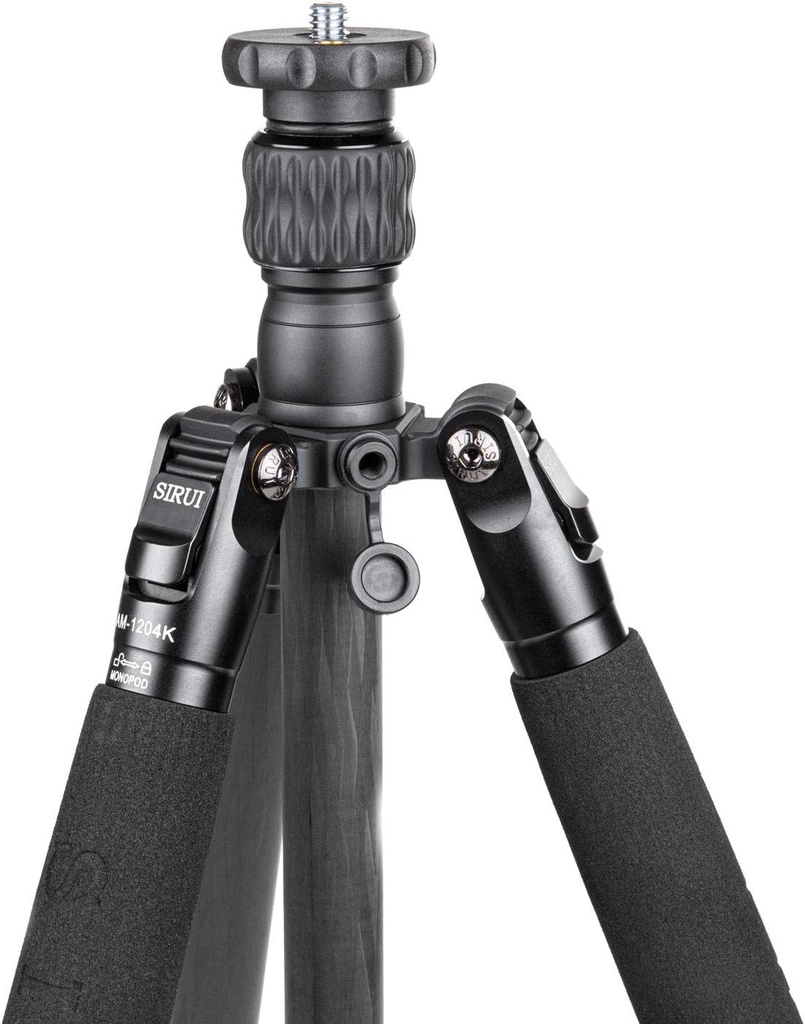 AM-1204K - Carbon tripod/monopod + K-10X head