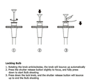 Mechanical Cable Release 40cm 70cm 100cm