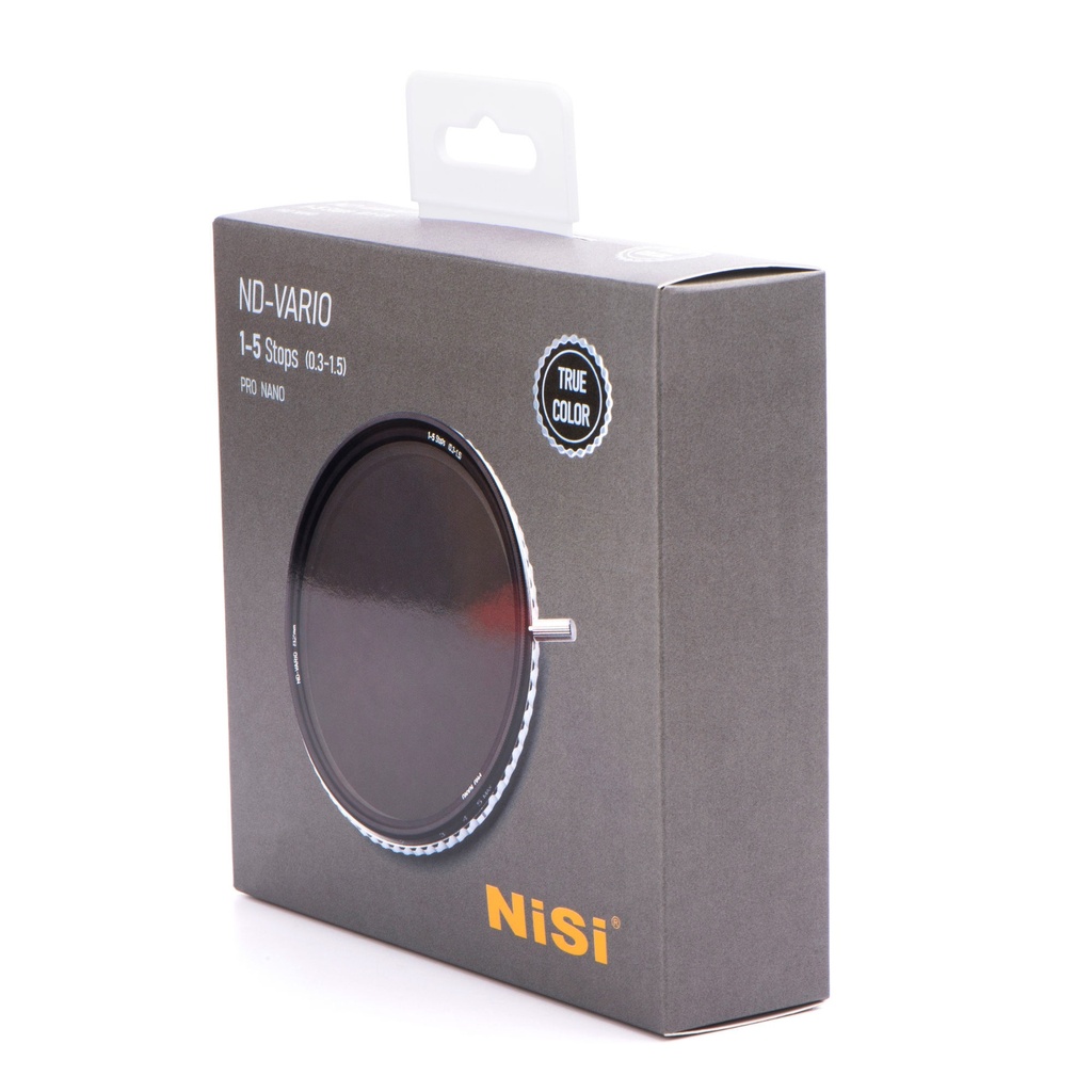 NiSi 62mm True Color ND-VARIO 1-5 stops Variable ND