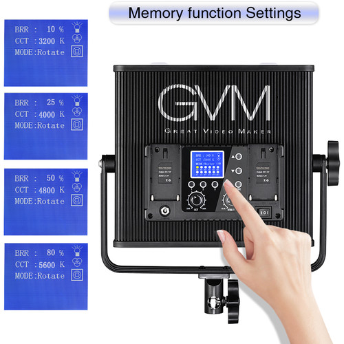 GVM 672S-B Bi-Color LED Light Panel (2-Light Kit)