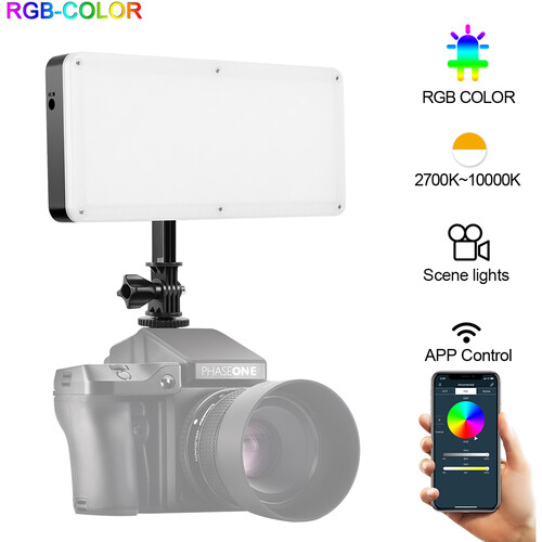 GVM RGB20W RGB On-Camera LED Light