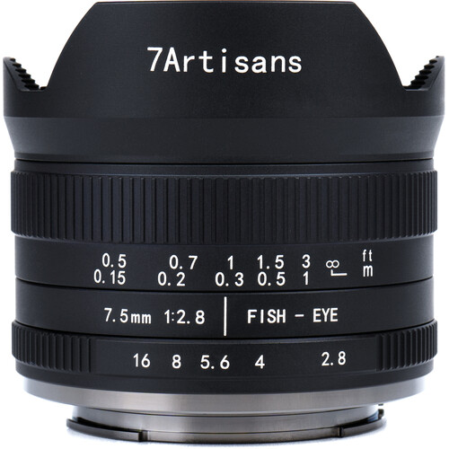 7Artisans 7.5mm F2.8 MKII Fisheye Fujifilm X Mount