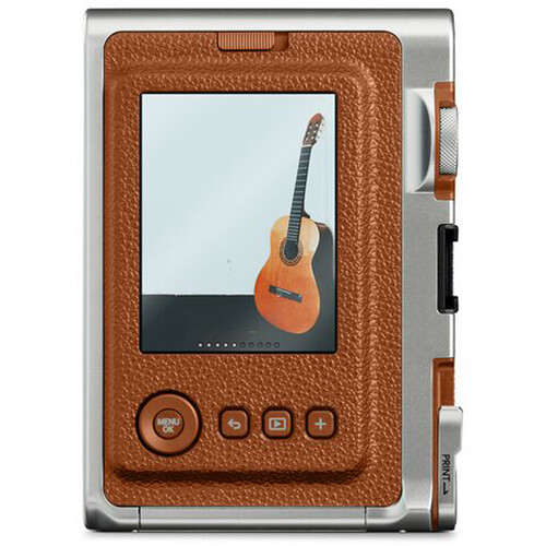 FUJIFILM Instax Mini EVO Hybrid Instant Camera (Brown)