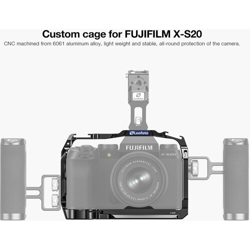 Leofoto X-S20 Camera Cage for FUJIFILM X-S20 Camera
