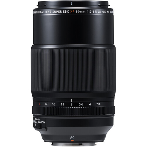 FUJIFILM XF 80mm f/2.8 R LM OIS WR Macro Lens