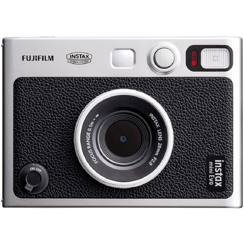 FUJIFILM Instax Mini EVO Hybrid Instant Camera (Black)