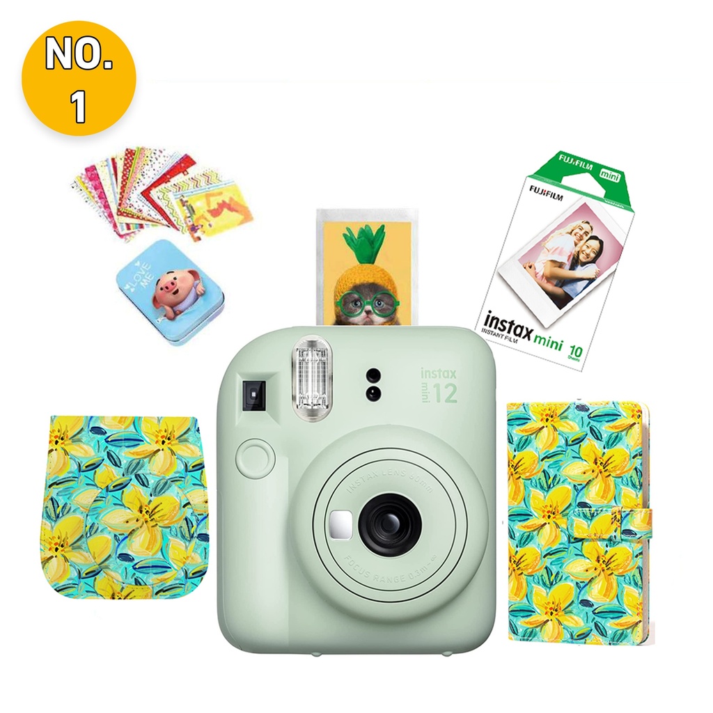 FUJIFILM Instax Mini 12 Gift Box & Lifestyle Pack (Mint Green)