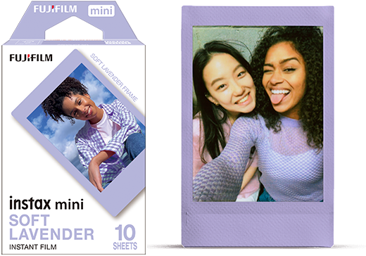 Instax Film Effect Soft Lavender 1x10