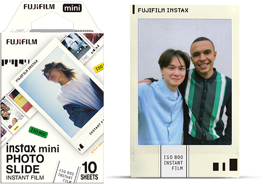 Instax Film Effect Photo Slide 1x10