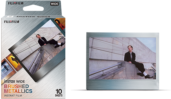 Instax Film Effect Brushed Metallics 1x10
