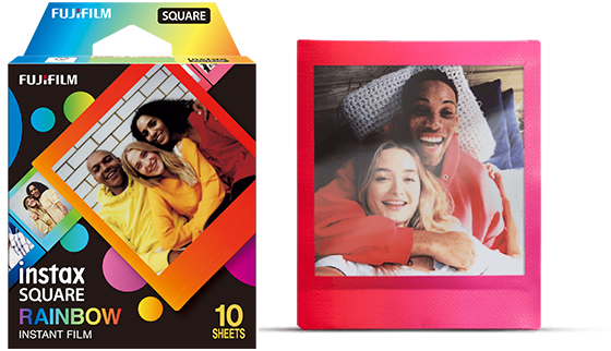 Instax Square Film Effect Rainbow 1x10