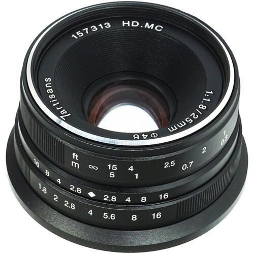 7Artisans 25mm F1.8 Fujifilm X Mount (Black)