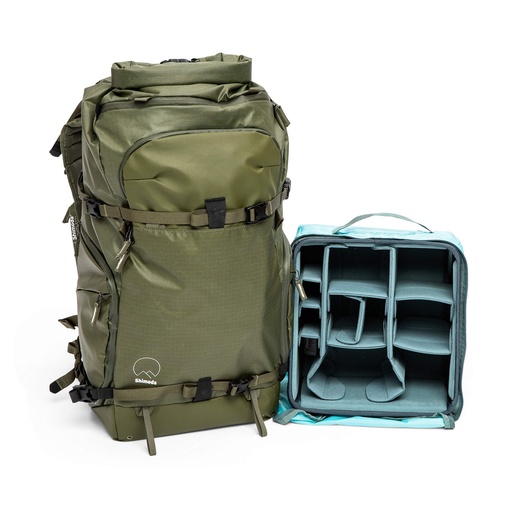 Action X50 Backpack مع تقسيمات داخلية (زيتوني)