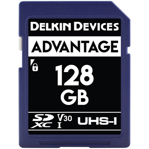 Delkin Devices 128GB Advantage UHS-I SDXC كارد ذاكرة