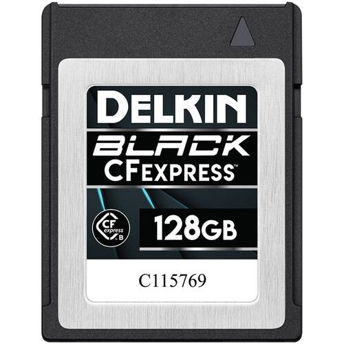 Delkin Devices 128GB BLACK CFexpress Type B كارد ذاكرة