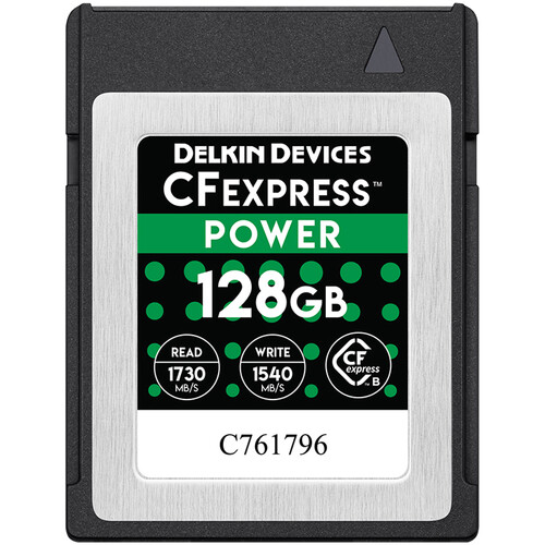 Delkin Devices 128GB POWER CFexpress Type B كارد ذاكرة