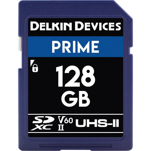 Delkin Devices 128GB Prime UHS-II SDXC كارد ذاكرة