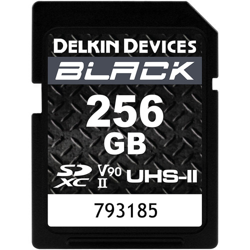 Delkin Devices 256GB BLACK UHS-II SDXC Memory Card