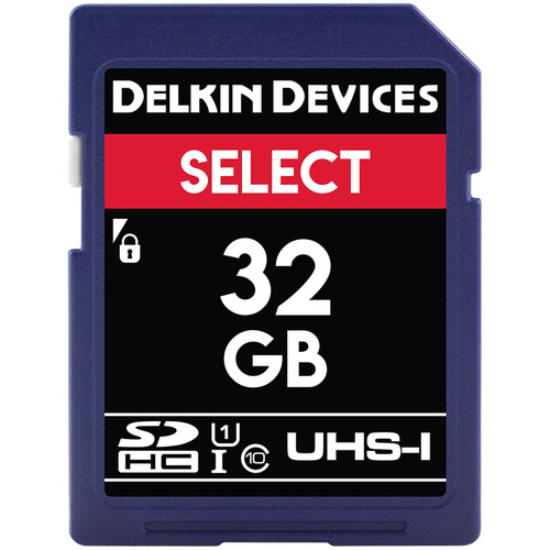 Delkin Devices 32GB SELECT UHS-I SDHC كارد ذاكرة