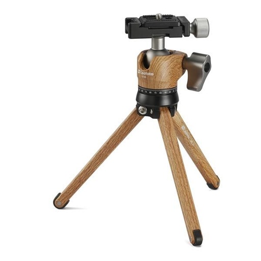 MT-01 Wood Mini Tripod + LH-25  Ballhead