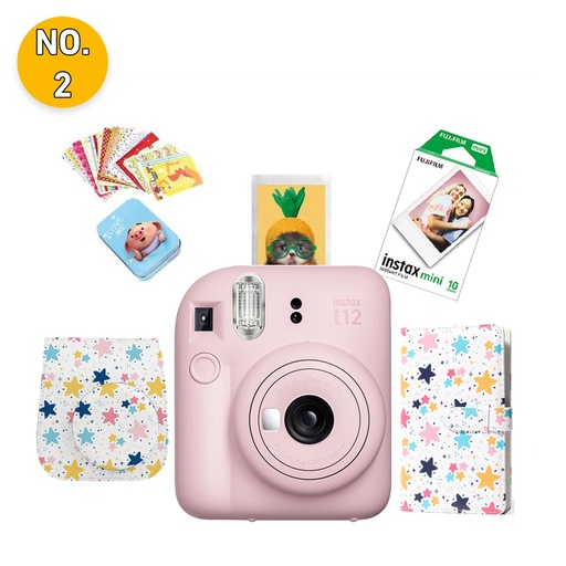 FUJIFILM Instax Mini 12 Gift Box & Lifestyle Pack (Blossom Pink)