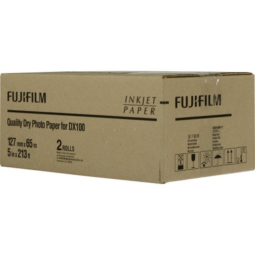 FUJIFILM 5 Inch لماع For DX-DE100 DL600 رولة واحدة (65 متر)