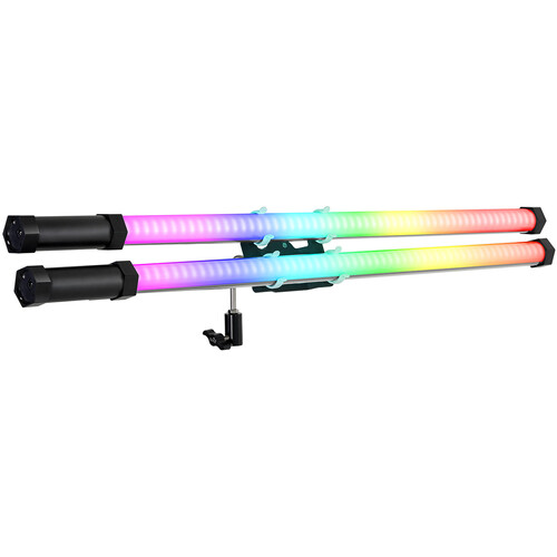 GVM BD100 RGB LED Tube Light (3', 2-Light Kit)