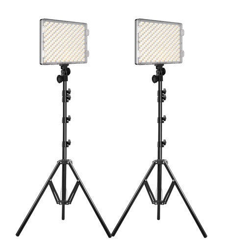 GVM R500R RGB LED Video Lighting kit 2Pcs