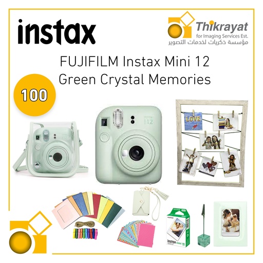 FUJIFILM Instax Mini 12 Green Crystal Memories