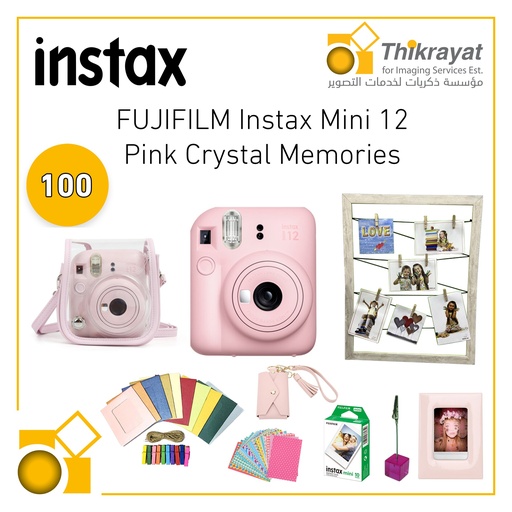 FUJIFILM Instax Mini 12 Pink Crystal Memories