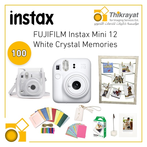 FUJIFILM Instax Mini 12 White Crystal Memories