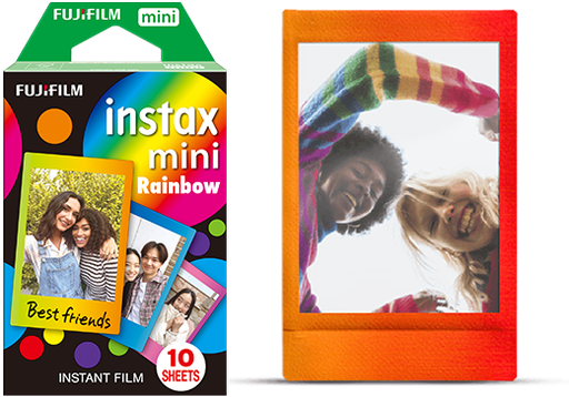 Instax Film Effect Rainbow 1x10